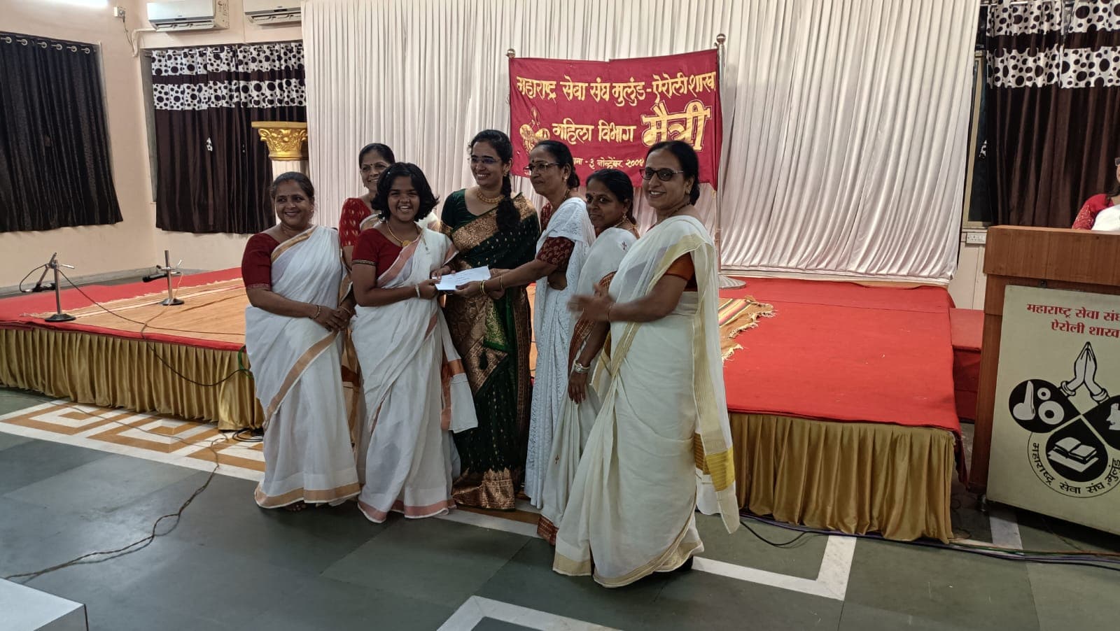 "मैत्री विभाग तर्फे आयोजित समूह भजन गायन स्पर्धेत तिसरा क्रमांक प्राप्त 🏆"